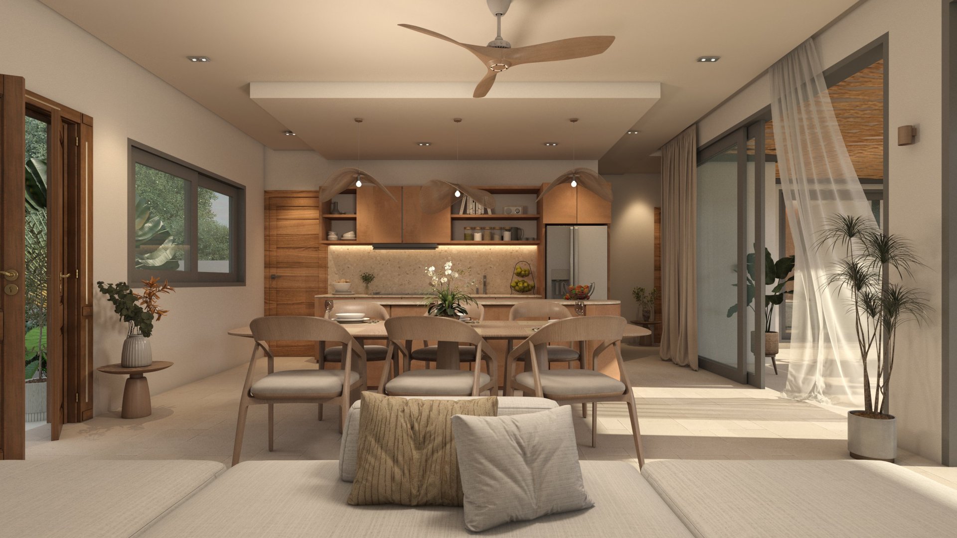 Contemporary 2-Bedrooms Villa with Pool in Koh Samui